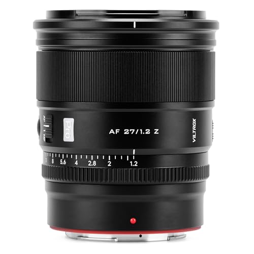 Image of VILTROX 27mm f /1.2 Z Lens, 27mm F1.2 Z Mount Lens for Nikon Z30 Z50 Zfc Z8 Z9 ZF Z6ii (Z Mount Prime APS-C Lenses)