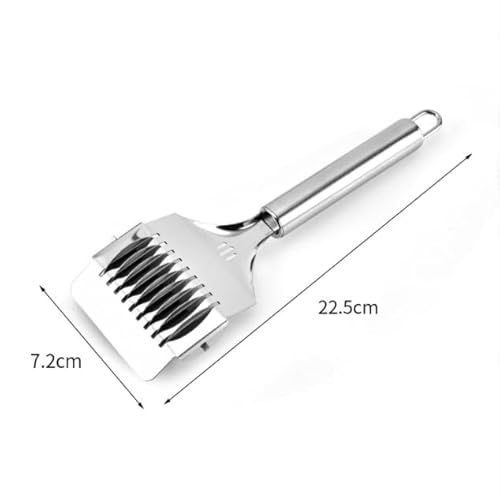 High Grade Stainless Steel Noodle Lattice Roller Dough Cutter for Kitchen Cooking Tools