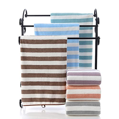 Image of HomeCloud Ultra Soft 300 GSM Bath Towel Set | 3X Softer Than Cotton Towels | Highly Absorbent & Ultra Fast Dry | Perfect for Home, Pool, Spa & Gym |Set of 2 (1 Bath (140x70cm), 1 Face Towel (75x35cm)