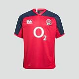 Canterbury of New Zealand Men's England 19/20 Vapodri Alternate Pro Rugby Jersey, Union Red Marl, M