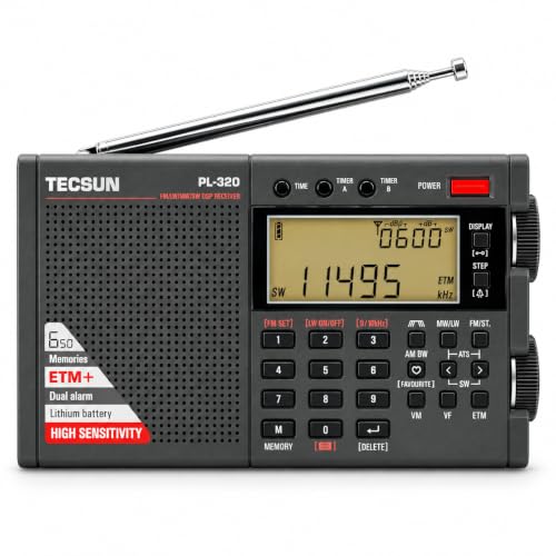 Tecsun Digital PL320 AM/FM/LW/SW DSP Worldband Radio
