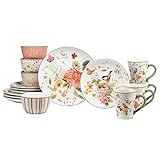 Certified International Nature's Song 16 Piece Dinnerware Set, Service For 4