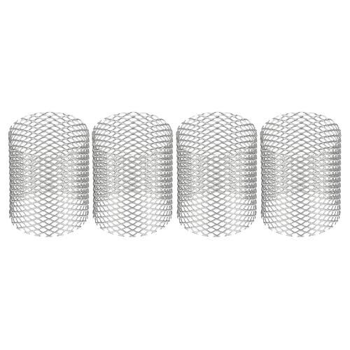 Image of PATIKIL 4 Pcs 22mm OD Strainer Mesh, 25mm H Screen Y Shaped Strainer Filter Valve Mesh Screen 304 Stainless Steel Strainer Mesh for Debris Pump Water Oil Separation