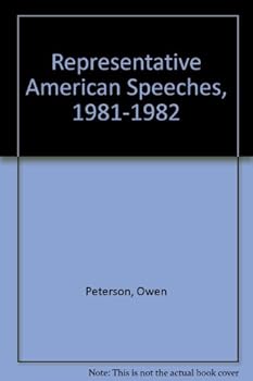Paperback Representative American Speeches, 1981-1982 Book