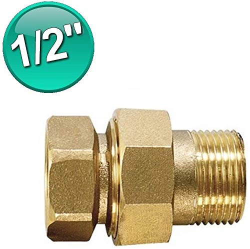 Prolunga Filettata Da 1/2 Pollice Maschio Femmina In Ottone Cromato Manicotti Acqua Rubinetti