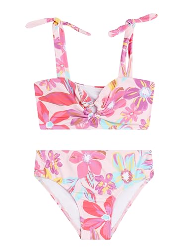 Image of Kanu Surf Girls' Nellie Beach Sport UPF 50+ Sweetheart Bikini 2pc Swimsuit