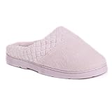 MUK LUKS womens Women's Micro Chenille Clog, Pink, Large US