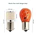 PHINLION Super Bright 3014 72-SMD BA15S 1156 1073 2396 7506 1156A Amber Yellow LED Light Bulbs for Turn Signal Blinker Lights