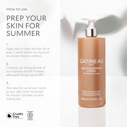 Gatineau - Tan Accelerating Lotion Duo Pack (400Ml X 2 Bottles), Enhance Natural Tanning, For Face & Body - 5