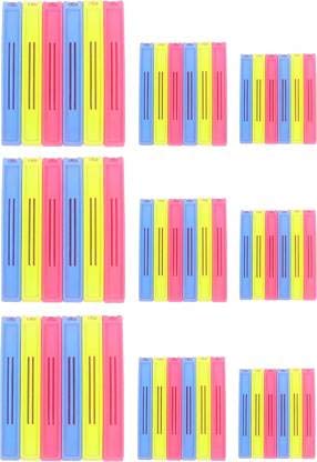 Jamboree 54 Pieces Plastic Food Snack Bag Pouch Clip Sealer to Keep Food Fresh Home Kitchen Camping Snack Seal Seal Bag Clip (Multicolor) | Pouch Clip Sealer (Set of 54, Multicolor)