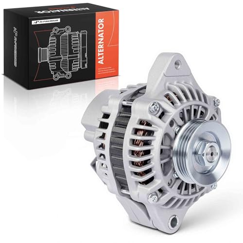 A-Premium Alternator Compatible with Honda Civic 1996-2000, Civic del Sol 1996-1997, 1.6L, 12V 75A 4-Groove Pulley Counterclockwise, Replace# A005TA0992, A005TA0991ZC by A-premium - Used condition - CA$50.87