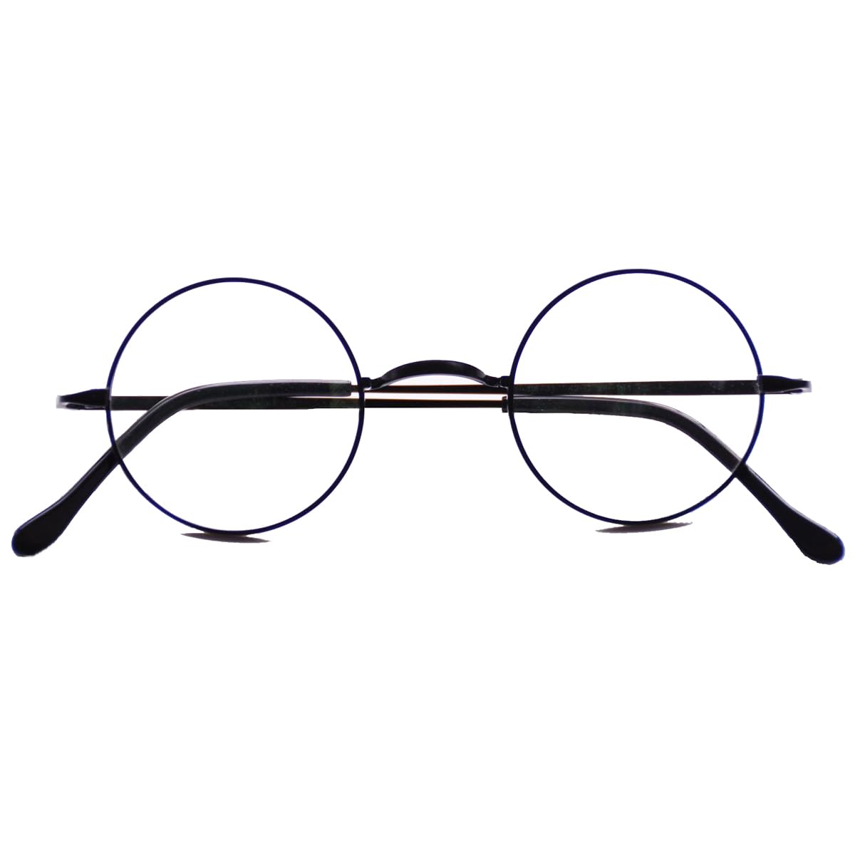 Agstum Pure Titanium Retro Round Eyeglasses Frame
