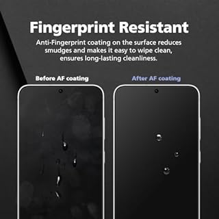 Diacube 3-Pack Anti-Blue Light Matte Screen Protector For Samsung Galaxy S25/S24 [Support Fingerprint Unlock] Anti-Glare, Anti-Fingerprint [Eye Protection] Bubble-Free Installation with Alignment Jig