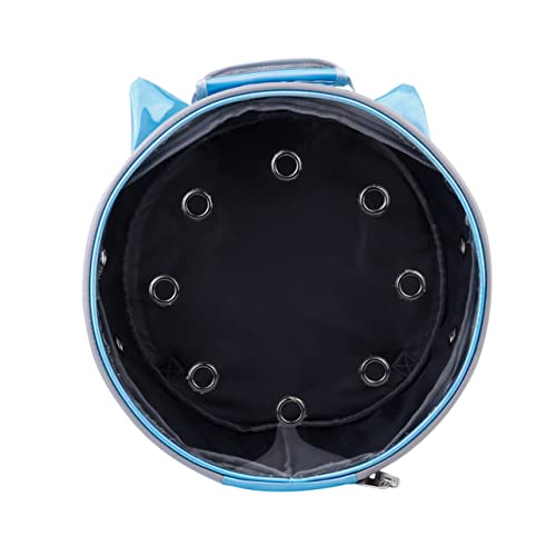 GRIRIW Travel Bag for Cats Portable Pet Backpack Transparent Carrier Adjustable Straps for Comfort