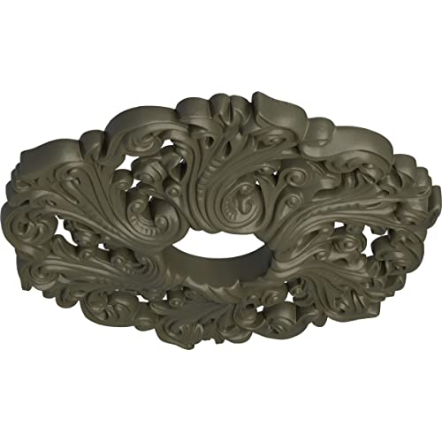 Image of Ekena Millwork CM19ORWHF Orrington Ceiling Medallion, Witch Hazel
