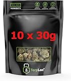 10x 30g Grove Bags Terploc Wiederverwendbare Aufbewahrungsbeutel, 1 Pfund, Sauerstoff- und Feuchtigkeitsregulierend, Geruchsneutral, Antistatisch, UV-beständig