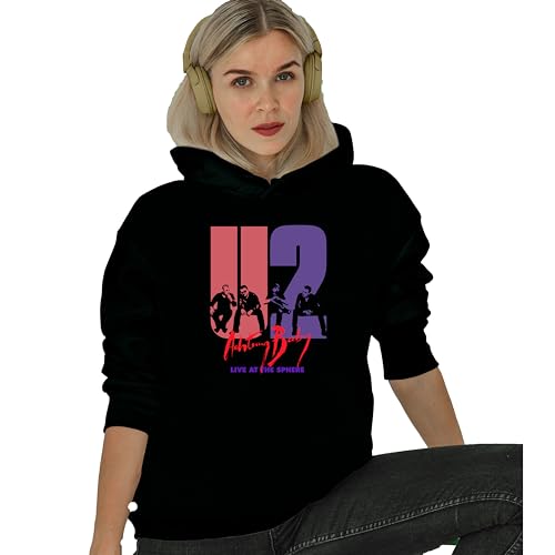 U2-UV Sphere Sweatshirt and Hoodie, Sphere Las Vegas Hoodie,U2 Sphere Merchandise,U2 Sphere Las Vegas Sweatshirt Black,white2