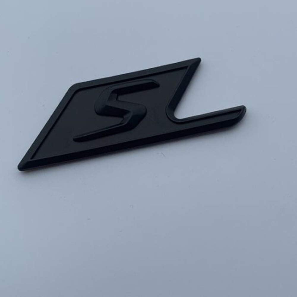 Weixinbuy For Mercedes Benz AMG SAMG GLC GLE C63s E63s CLS63s S63s GLE63s GLC63s GLS63s, Letters S Badge Trunk Emblem sticker