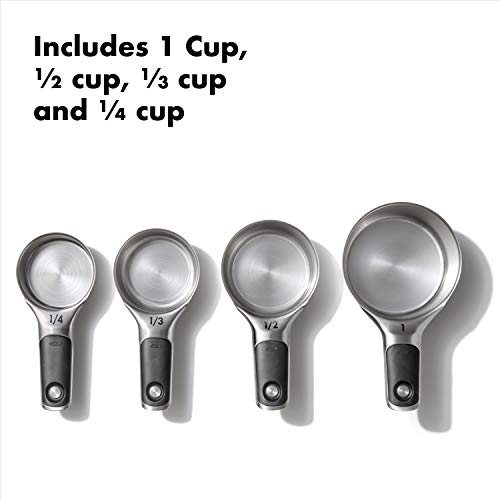 OXO-Good-Grips-3-Piece-Stainless-Steel-Mixing-Bowl-Set-BlueGray-47L-Good-Grips-4-Piece-Stainless-Steel-Measuring-Cups-with-Magnetic-Snaps