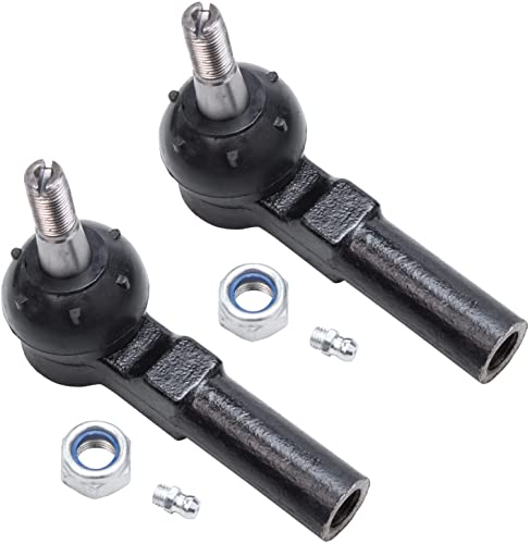 Image of Detroit Axle - 6pc Front End Control Arms Kit for 1991-2002 Saturn SC SL SW 2 Lower Control Arms w /Ball Joints 4 Inner & Outer Tie Rods 1992 1993 1994 1995 1996 1997 1998 1999 2000 2001 Replacement