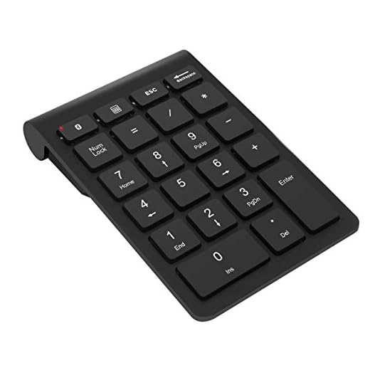 Teclado numérico Bluetooth, Teclado numérico Rytakide 22 Teclas Portable, inalámbrico y Bluetooth Extensiones de tecladopara Data Entry de Contabilidad financierapara Laptop, Escritorio, PC, Notebook