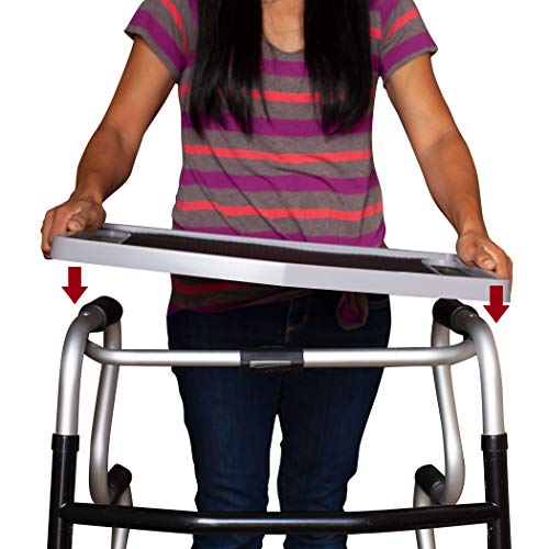 North American Health +Wellness Walker Tray, Gray, 1 Count (Pack Of 1) #TOP2