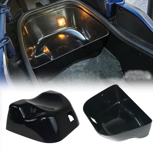 PSLER Accessori per Scatola Portaoggetti per Moto Secchio Portaoggetti Nero Stereo 3D per TMAX 530 DX SX 2017 2018 2019 per 560 2020 2021