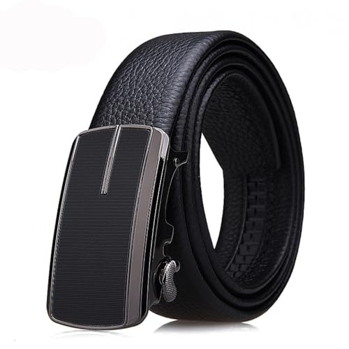 Men's Automatic Buckle Genuine Leather Belt Men's Business Belt