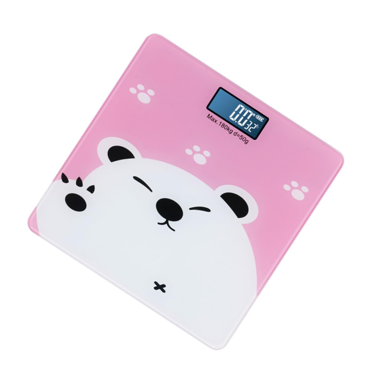 Veemoon Bilancia Digitale per Animali Domestici e Ragazzo Ragazza, Elettronica Sottile Ampio Display Lcd e Rilevatore Temperatura Interna, Portata 180 Kg, Uso Domestico per Ragazzo
