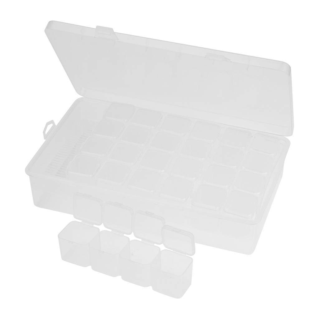 AKIMPE Diamond Painting Tool Embroidery Diamond Painting Tool Box 28 Slots