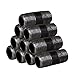 SupplyGiant 1/2 x 2 Inch Black Steel Pipe (10-Pack), Heavy Duty Industrial Malleable Iron Pipes, Pre Cut Threaded Nipple Great For All DIY Furniture And Black Pipe Shelving