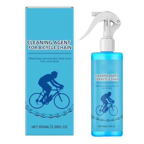 Mnozreo Limpiador de Cadena de Bicicleta,Desengrasante Cadena Limpia Cadenas Bicicleta,Kit Desengrasante Bicicleta,Chain Cleaner Bike,100ML,1PC
