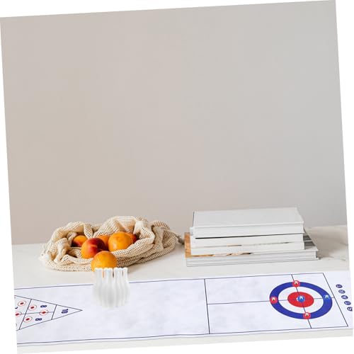 Juego de bolos para escritorio BESPORTBLE de madera mini juego de mesa 5