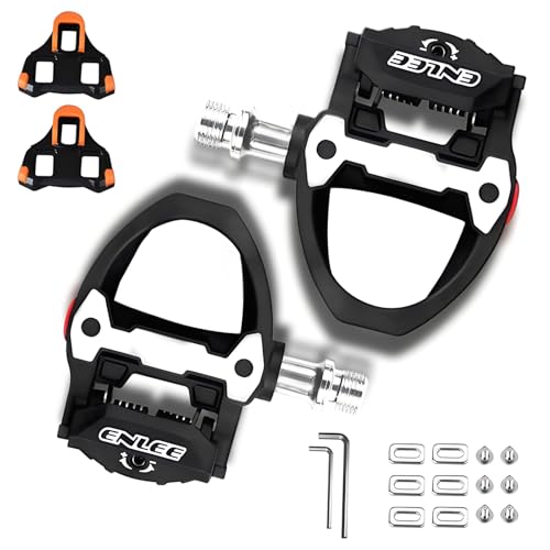 WEST BIKING Pédales sans cale SPD en acier chromoly pour vélos de route