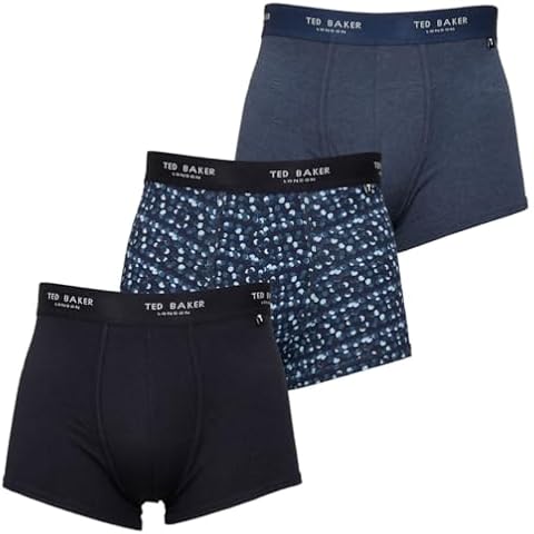 Ted Baker Men's 3-Pack Boxer Briefs - Navy/Blue Cover