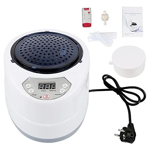 saunadämpfer, dampfsaunazubehör, 1000W, 9 Temperaturstufen, mit Fernbedienung, nur Dampfgargerät (2L)