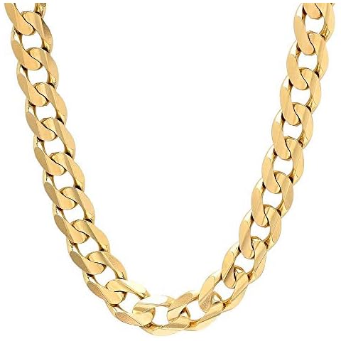 Stainless Steel Cuban Curb Chain Necklace Cover