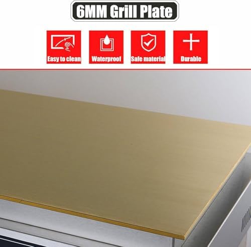 Commercial Electric Griddle - Pancake Maker & Muffin Machine with Copper Heating Plate for Home, Kitchen, Restaurant, and Bar - Perfect for Dorayaki & Soufflé Cooking