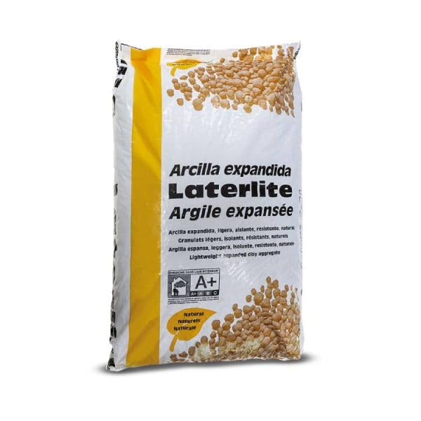 World PLANTIL Arcilla Expandida Saco 50L / Aislante/Ligera/Resistente/ÁRIDO CERÁMICO/para Mezclas de sustratos para Plantas/Mezclas de hormigón