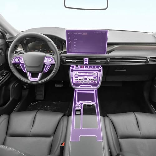 Film de protection pour console Lincoln Corsair 2020-2022 anti-rayures