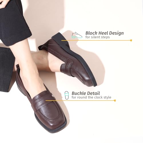 Image of YOHO Stella Loafers for Women | Comfortable & Stylish Bellies | Fashion Moccasins with Footpharma Footbed | Slip-on for Casual & Formal Wear | 002