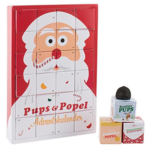 Pups & Popel Spaß-Adventskalender mit witzigen, weihnachtlichen...