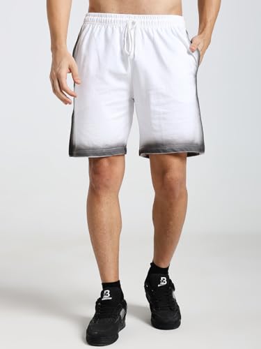 Image of Vogaan Men's Cotton Short Sleeve Tracksuit Summer T Shirt & Shorts Set with 2 Pockets || Casual Co-ord Sets