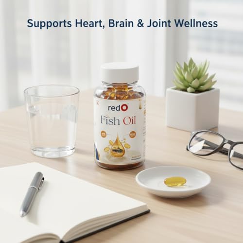 Image of redO Fish Oil Omega-3 2000mg EPA DHA Marine Formula 120 Capsules | deep sea marine fish oil, micro-filtered for quality and purity