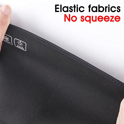 Fundas térmicas para zapatillas de ciclismo gruesas, impermeables y cortaviento, con forro de felpa y cremallera reflectante miniatura 6