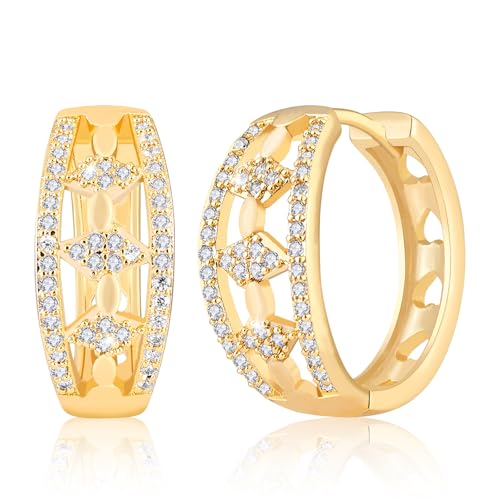Boucles doreilles pour femmes et filles le cadeau idéal avec zirconium