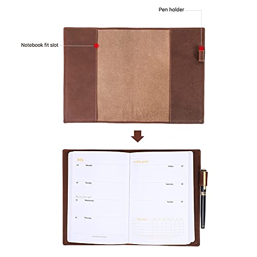 Couverture cuir carnet de notes A5 Hiram pour protéger vos écrits précieux - 5