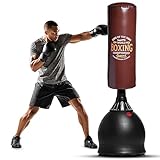 Gallant 5.5 Feet Free Standing Punching Bag– Heavy Duty Boxing Bag for Adults Kickboxing, Mixed Martial Arts, Muay Thai, Martial Arts Training Equipment with Durable Pedestal Stand, Indoor Outdoor Use