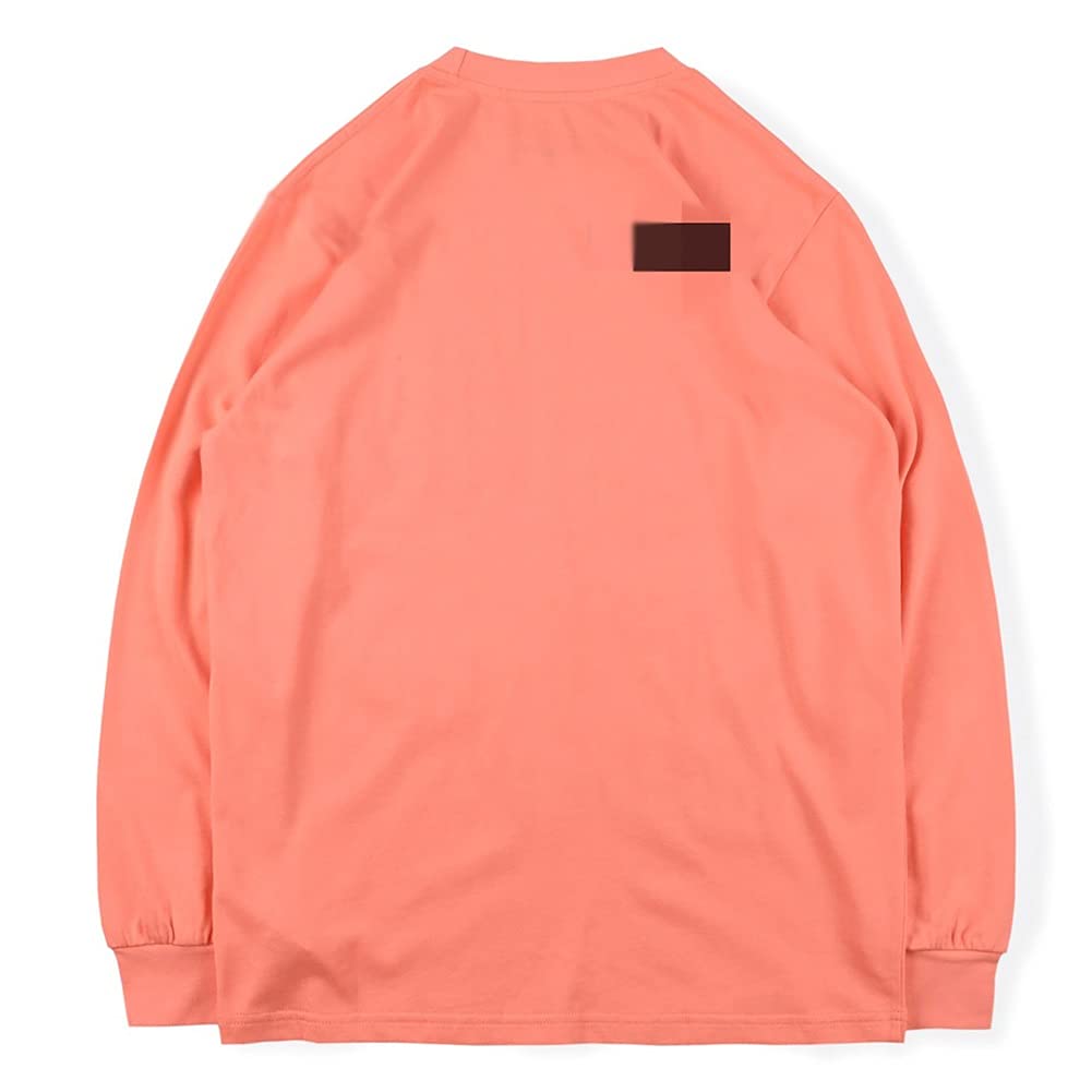 G&F Kanye Unisex Felpa con Cappuccio Hip Hop Fan del Rapper Maglione Casuale Maglione per Adolescenti (Color : Orange, Size : L)