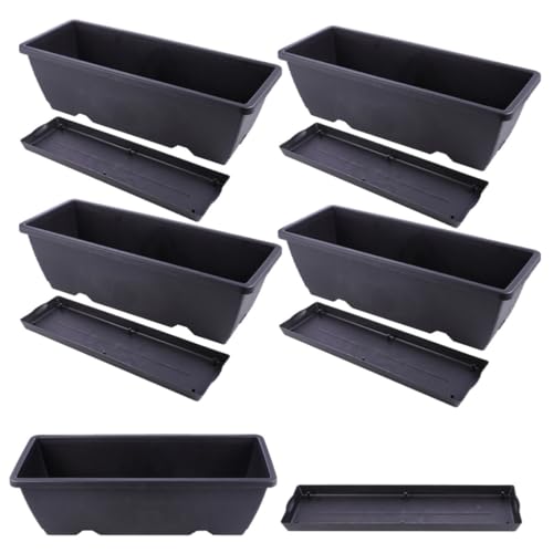Plastique pour jardinage intérieur et extérieur avec ces 5 bacs